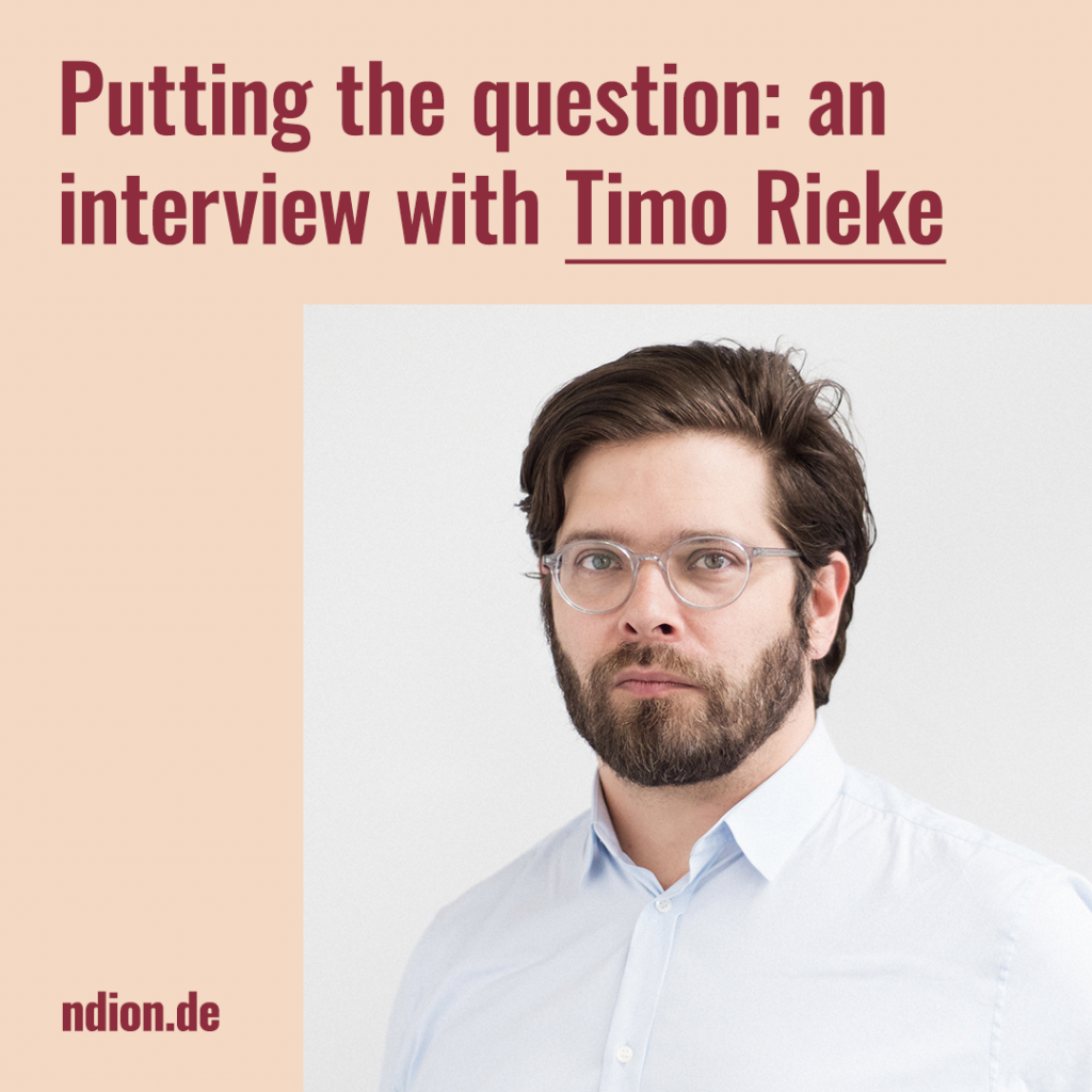 Interview with Timo Rieke