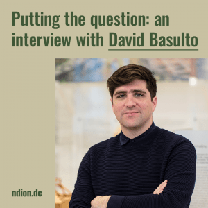 Putting the question: David Basulto