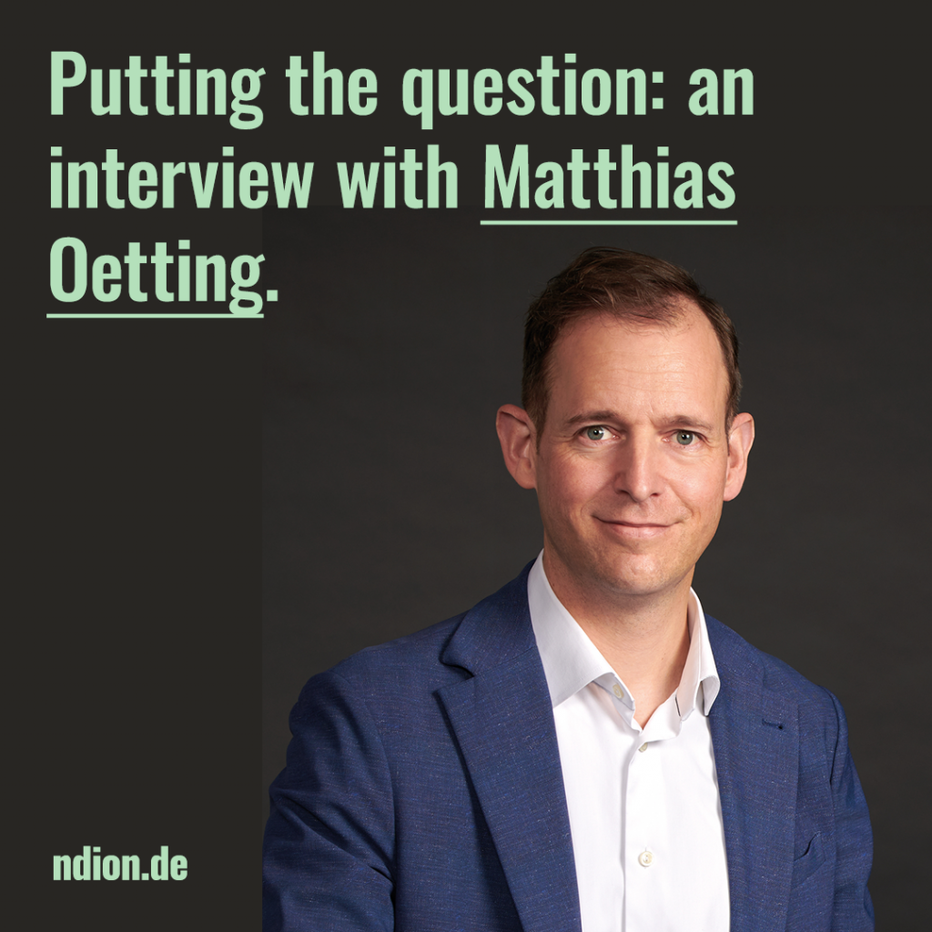 Interview with Matthias Oetting from OASE